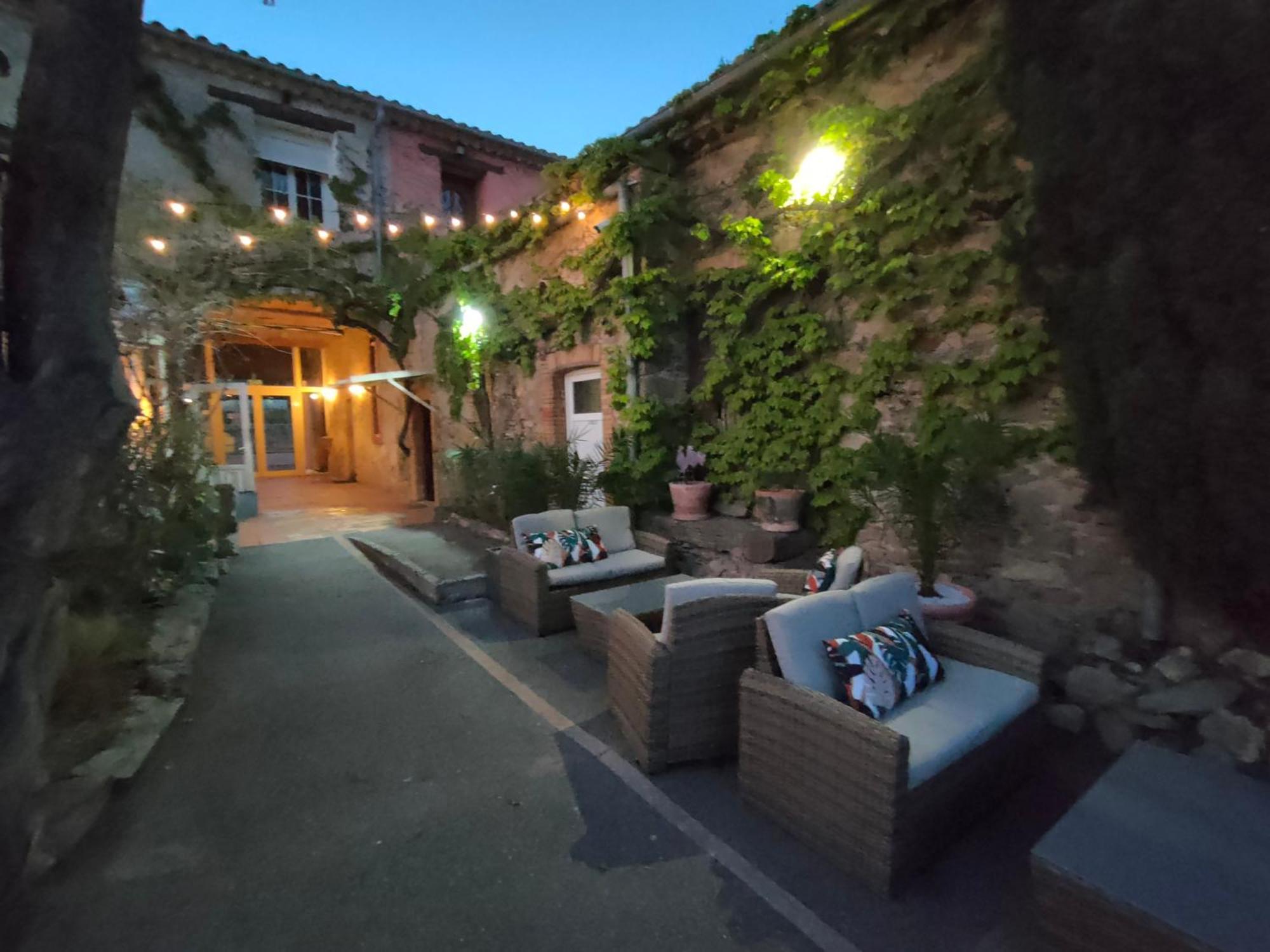 Hotel Restaurant L'Art Des Mets By Cote Jardin Conilhac-Corbières Dış mekan fotoğraf
