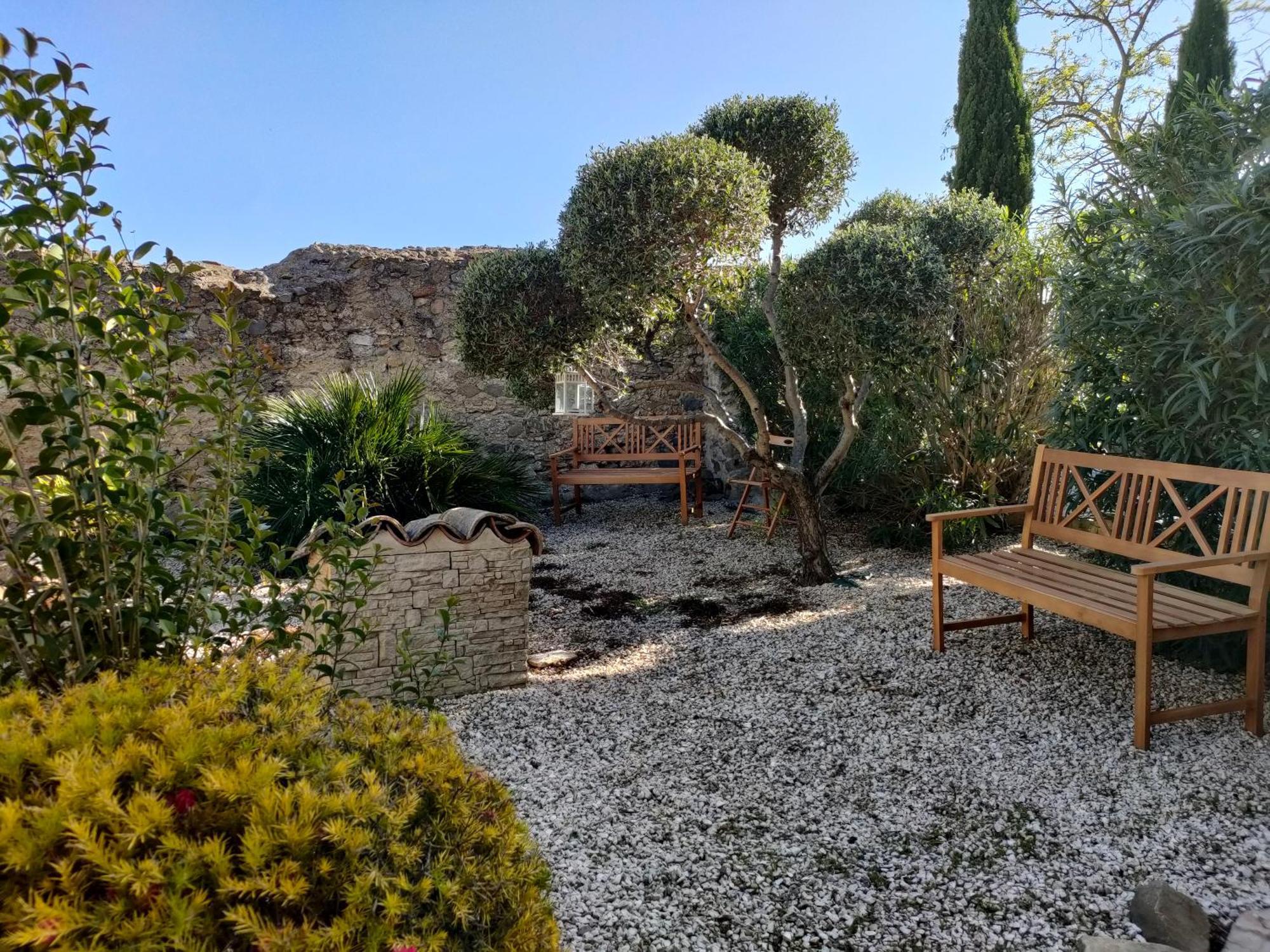Hotel Restaurant L'Art Des Mets By Cote Jardin Conilhac-Corbières Dış mekan fotoğraf
