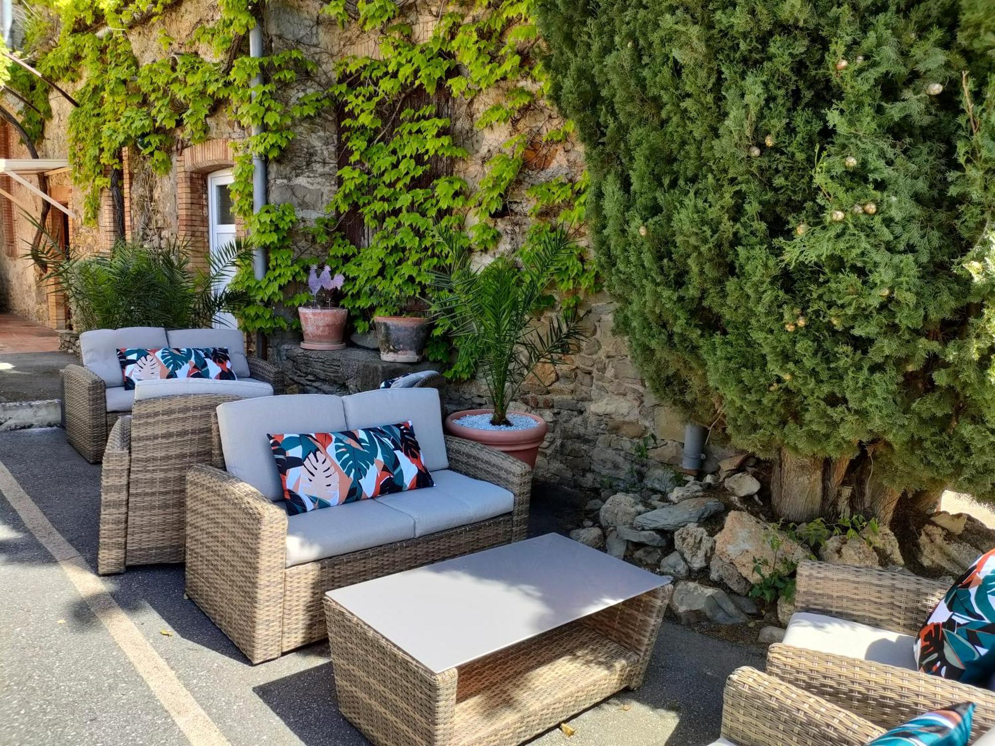 Hotel Restaurant L'Art Des Mets By Cote Jardin Conilhac-Corbières Dış mekan fotoğraf