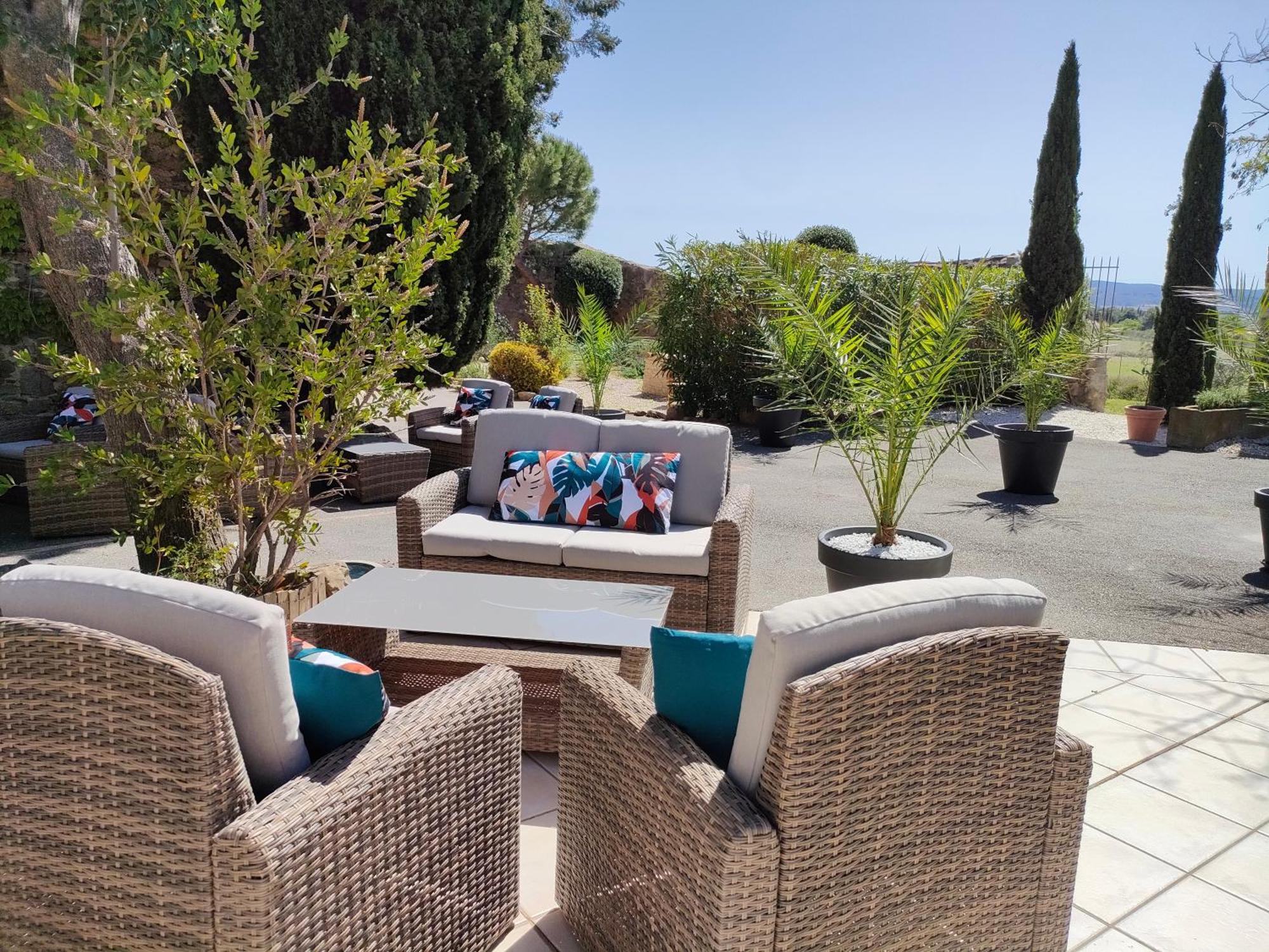 Hotel Restaurant L'Art Des Mets By Cote Jardin Conilhac-Corbières Dış mekan fotoğraf