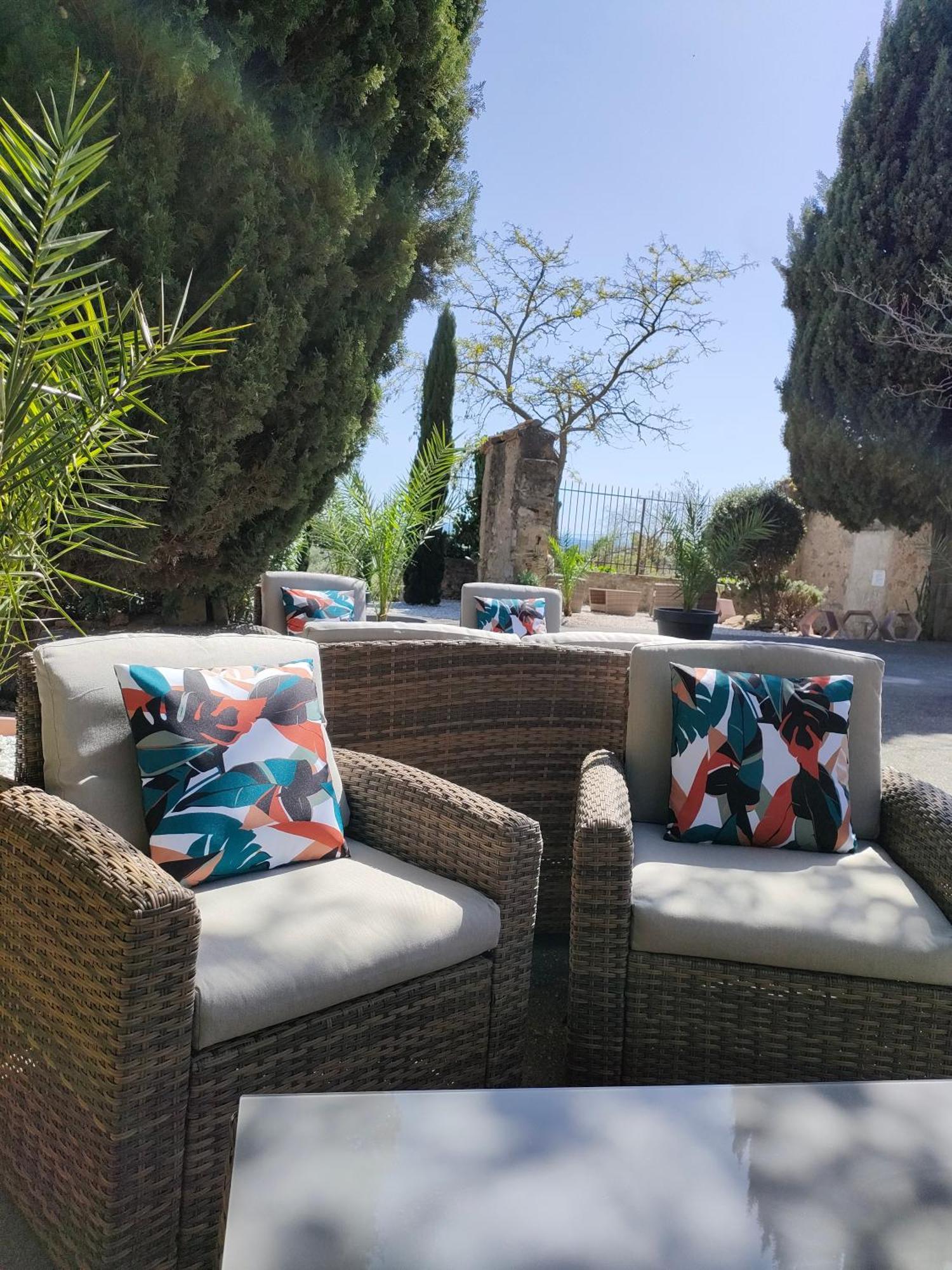 Hotel Restaurant L'Art Des Mets By Cote Jardin Conilhac-Corbières Dış mekan fotoğraf